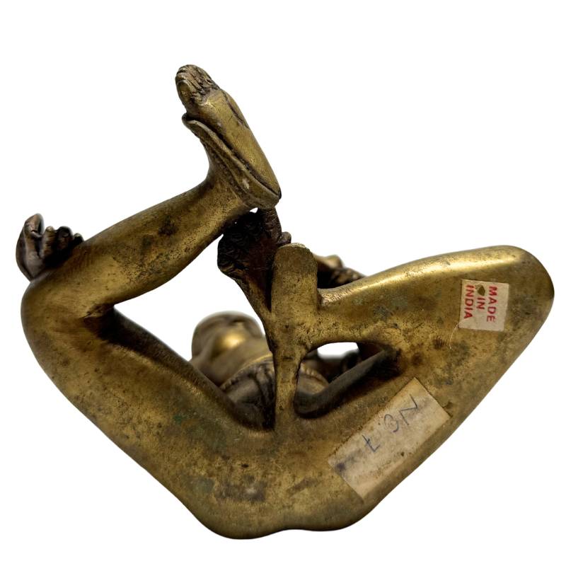 Groene Tara beeld brons India boeddhistische sculptuur lotus