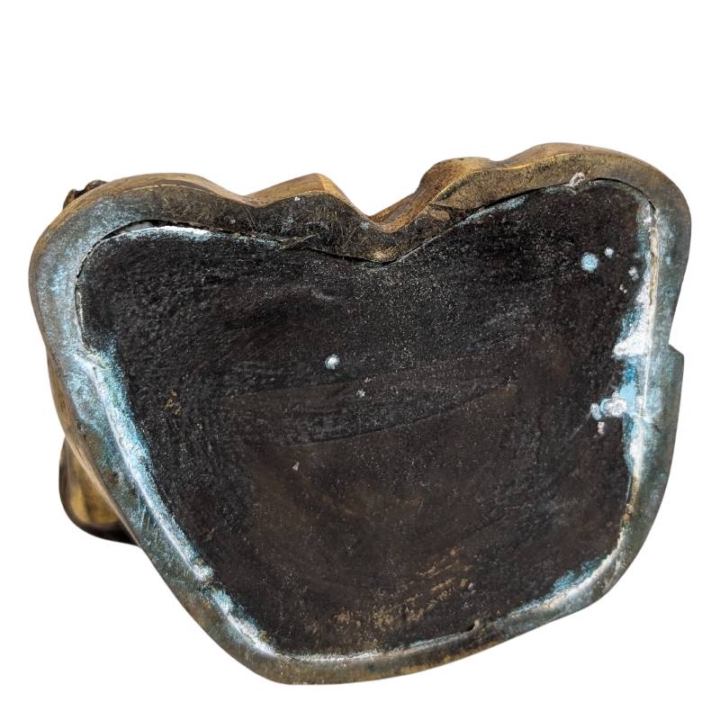 Oude Chinese bronzen Shakyamuni Boeddha in meditatiehouding