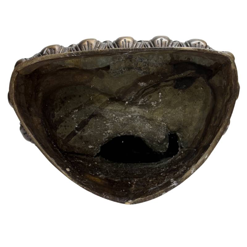 Spirituele lama figuur in antiek brons