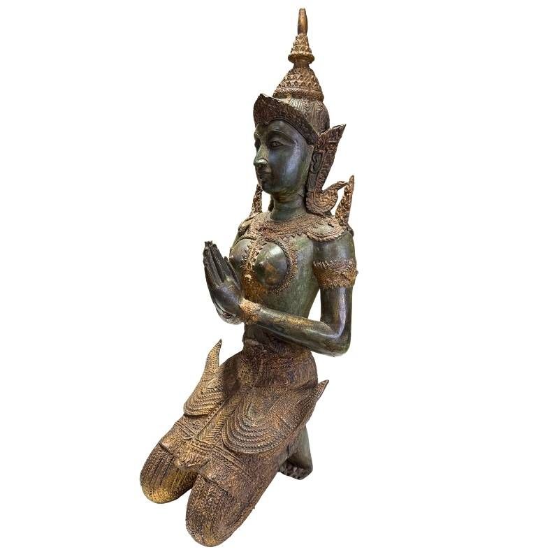 thais-tempelwachters-paar-antiek-brons-beeld