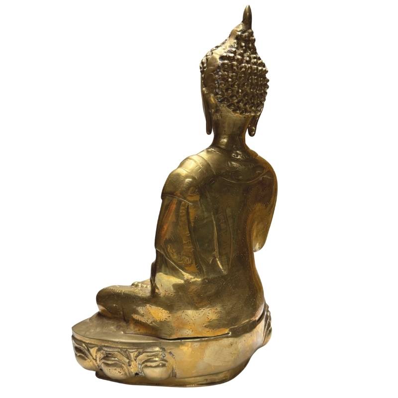 Bronzen Tibetaans Boeddhabeeld uit de boeddhistische traditie van Tibet