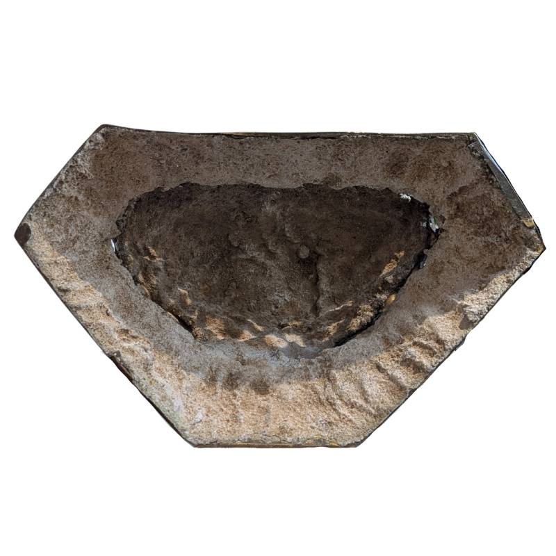 Antieke Boeddha uit Thailand van brons ca. 1880–1920 in bhumisparsha mudra