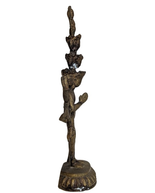 Boeddhistisch Avalokiteshvara beeld uit Tibet vuurverguld