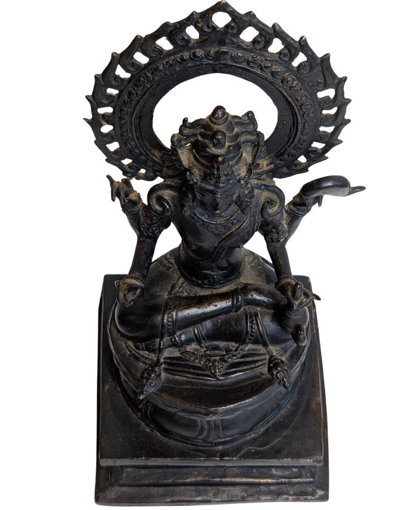 Bronzen sculptuur van Avalokiteshvara uit Tibet