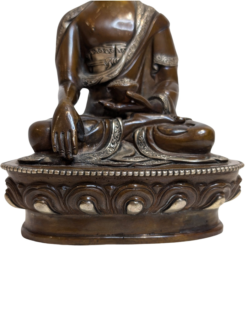 Bronzen Medicijn Boeddha Bhaisajyaguru uit Tibet