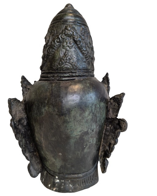 Boeddhistisch Bodhisattva hoofd van brons