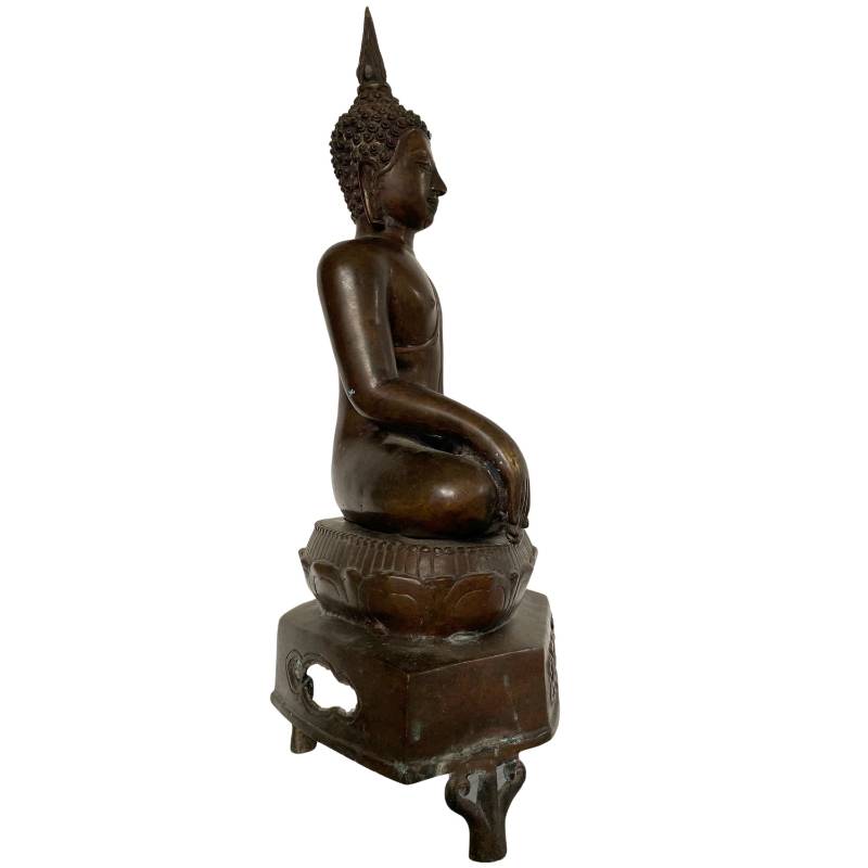 Boeddha tempelbasis brons Thailand klassiek beeld