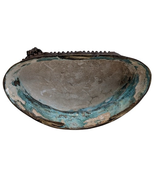 Boeddhabeeld uit Thailand van brons in Bhumisparsha mudra