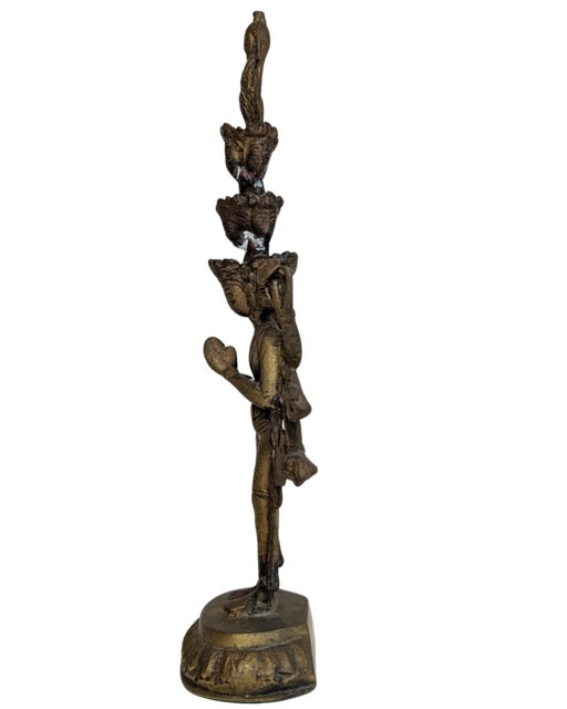 Boeddhistisch Avalokiteshvara beeld uit Tibet 18e 19e eeuw