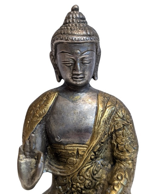 Boeddhistisch beeld uit Tibet in Vitarka mudra antiek