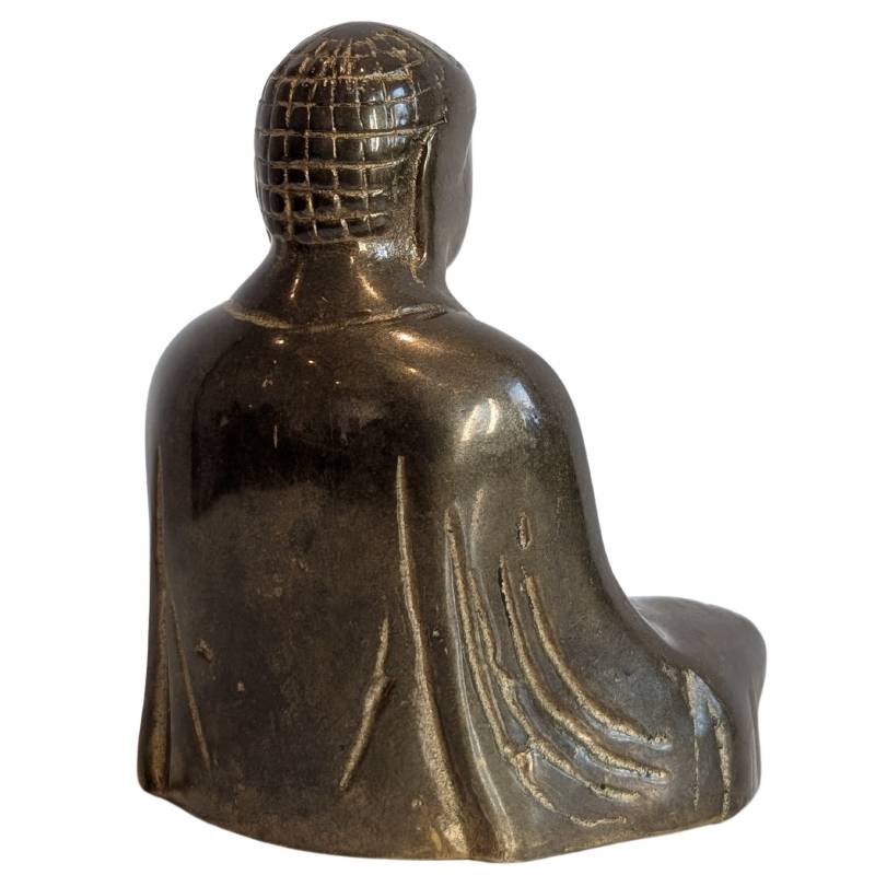 Bronzen Boeddha uit Japan in dhyana mudra