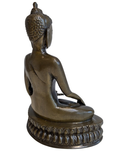 Bronzen Boeddhabeeld uit Nepal
