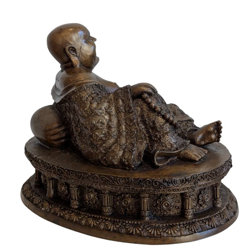 Bronzen Budai beeld als traditioneel Chinees geluksobject