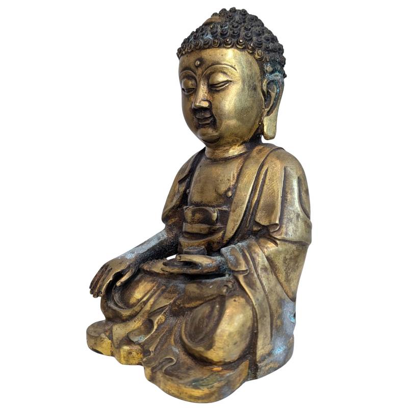 Chinese bronzen Shakyamuni Boeddha als verzamelobject