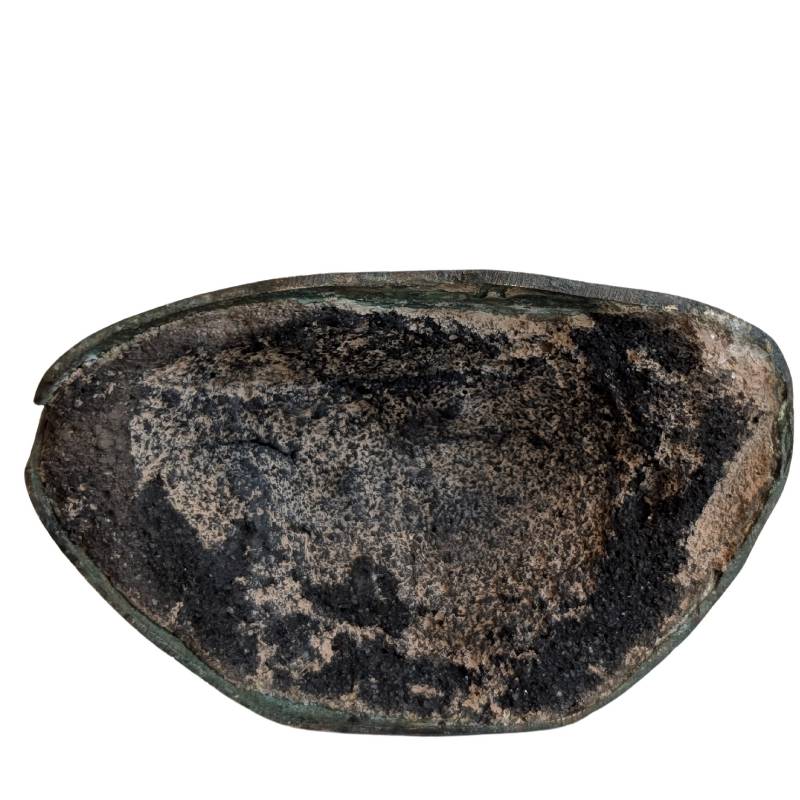 Compact boeddhabeeld van brons voor ritueel gebruik