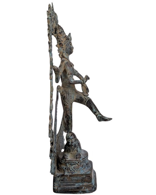 Dansende Shiva Nataraja binnen een vlammenkrans