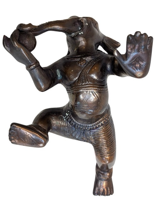 Bronzen Ganesha kunstobject uit Zuid Azië