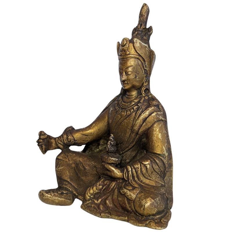 Bronzen sculptuur van Guru Rinpoche