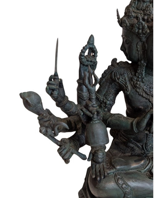 Hindoe Brahma beeld uit Indonesische tempelkunst