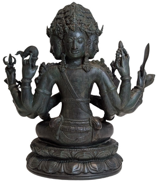 Hindoe Brahma tempelbeeld uit Indonesië