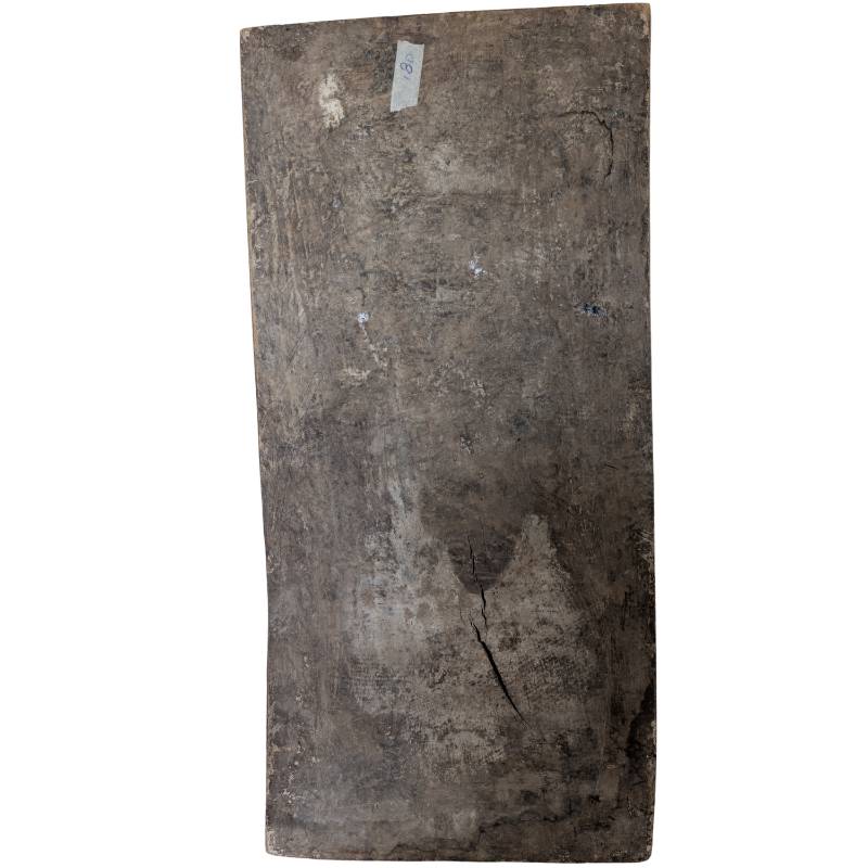 Hindoe godenpaneel Vishnu Lakshmi hout reliëf Zuid India