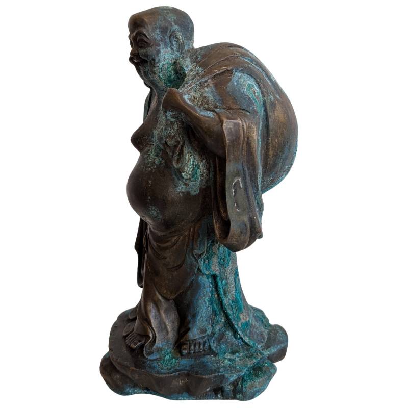 Budai lachende boeddha in brons uit China