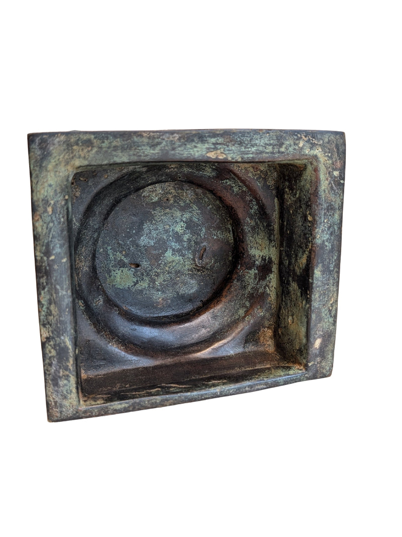 Zuid Indiaase bronzen sculptuur van de godin Lakshmi