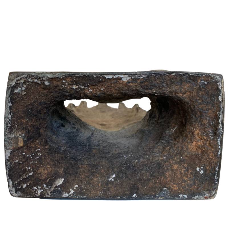 Klassieke vorm van de Khmer Mucalinda Boeddha in brons