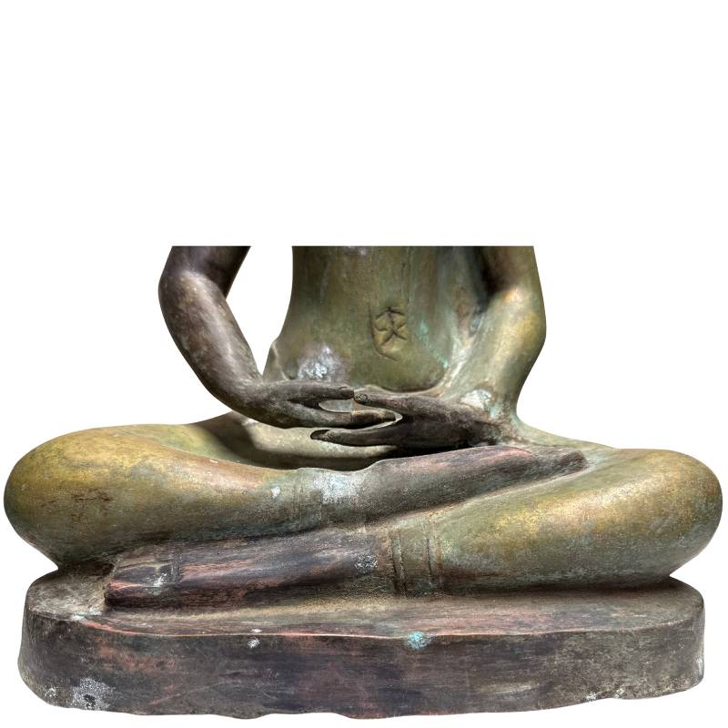 Museumwaardig Chinees bronzen boeddhabeeld uit vroege Ming periode