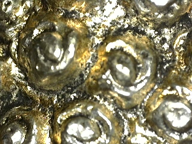 Nepalese Boeddha in zilverkleurige koperlegering Abhaya mudra