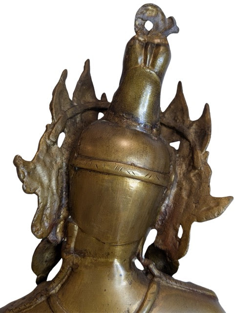 Nepalese Tara in brons geschikt als zelfstandig kunstobject of centraal stuk