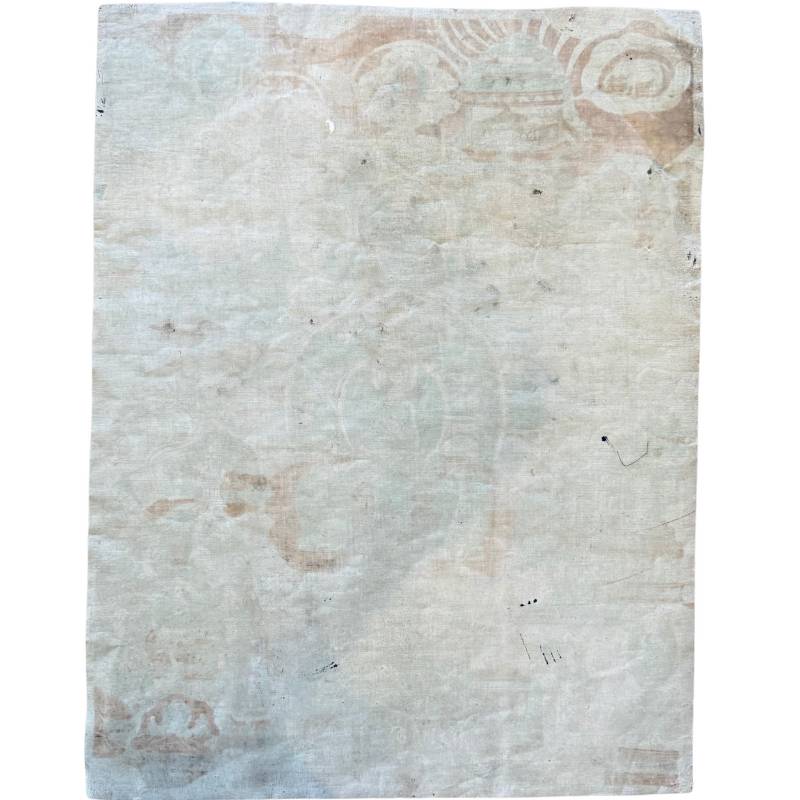 Dieren en mythologische wezens op oude Nepalese thangka