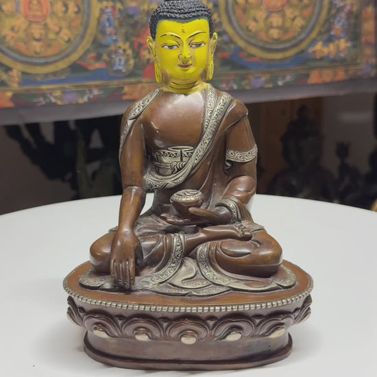 Tibetaanse Boeddha Bhaisajyaguru als symbool van genezing