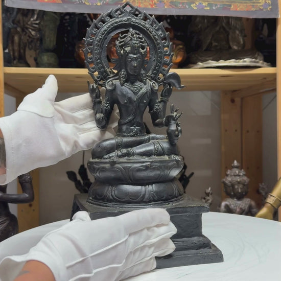 avalokiteshvara-tibetaans-bronzen-kunstwerk