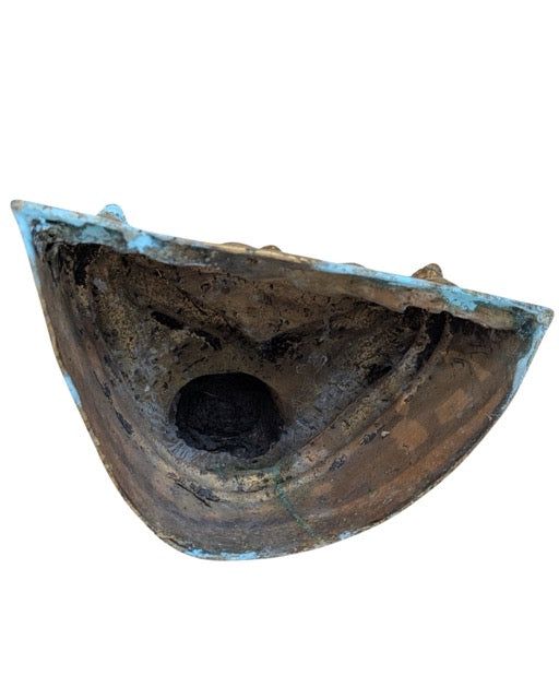 Groot bronzen tempelbeeld van Shakyamuni Boeddha