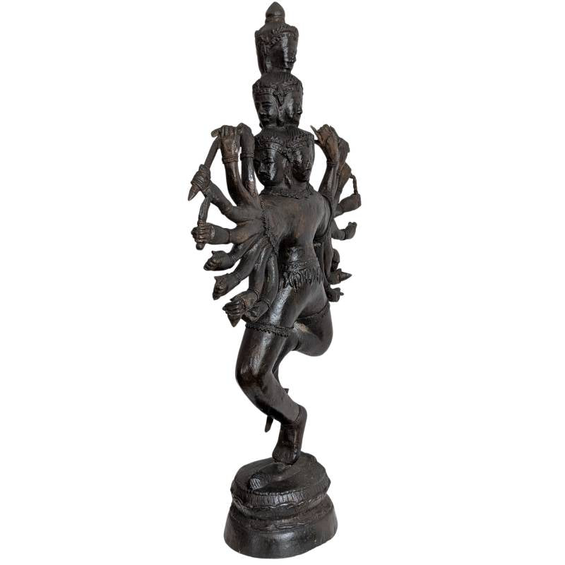 Dansende Shiva Nataraja in brons, hindoeïstische iconografie