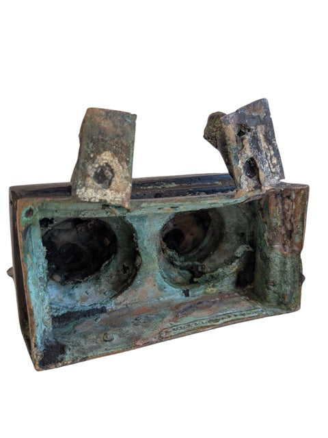 Vuurverguld Shiva en Parvati altaarbeeld uit Nepal met lange religieuze geschiedenis