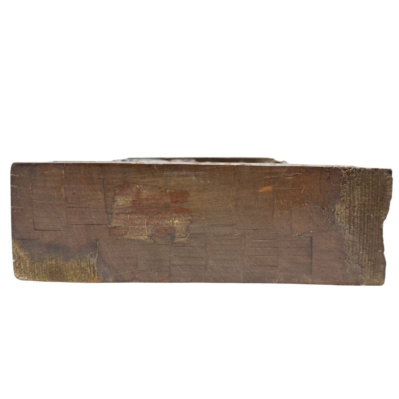 Tempelsnijwerk uit Tamil Nadu met Meenakshi en Shiva, vroege 20e eeuw