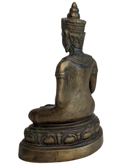 Thaise Boeddha van brons uit de Ayutthaya Rattanakosin periode