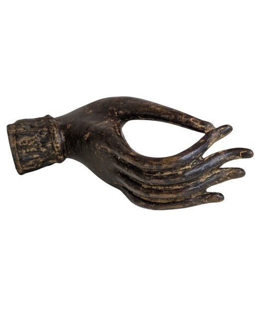 Bronzen Boeddha hand Zuidoost Aziatische traditie