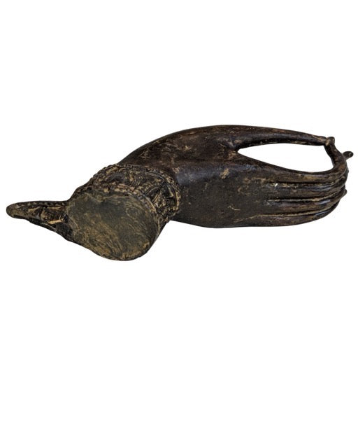 Antieke bronzen Boeddha hand Thailand