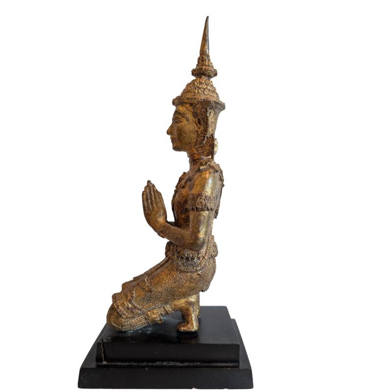 Bronzen thepanom altaarfiguur uit Thailand