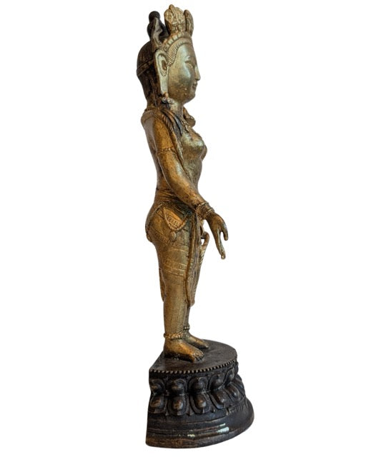 Tibetaans Avalokiteshvara beeld gebruikt voor boeddhistische devotie