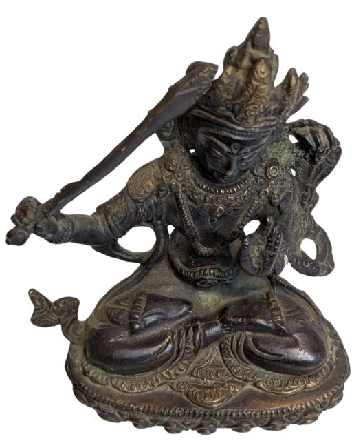 Tibetaans Manjushri beeld van wijsheid in brons