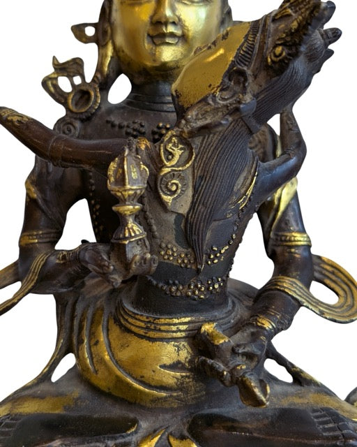 Tantrisch Yab Yum beeld van brons uit Tibet