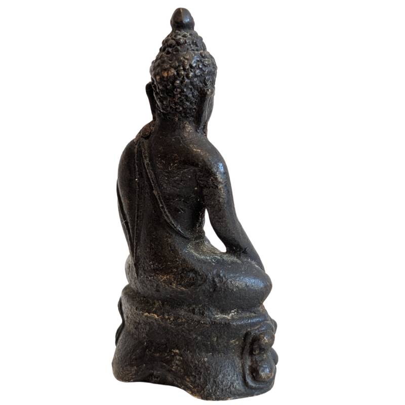 Zuidoost-Aziatisch reisbeeld met kalasha in brons